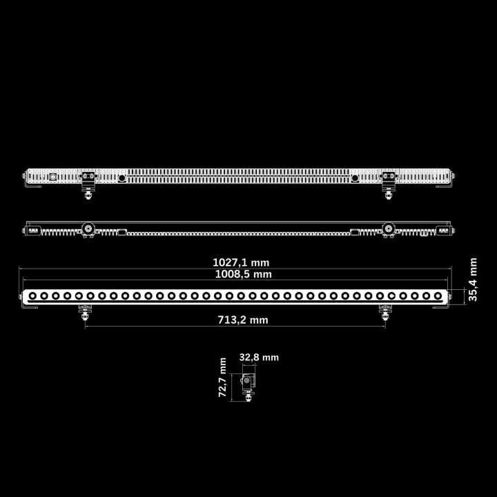 Panel LED 809454 NUUK D-LINE LED BAR 40″ STRANDS - ujęcie 2