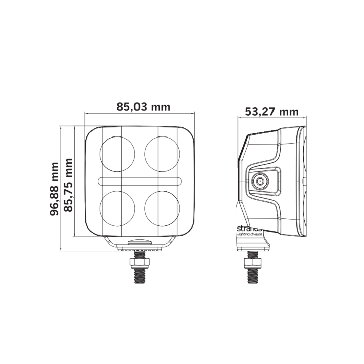 Lampa LED 809286 NUUK D-LINE QB DRIVING LIGHT 3″ STRANDS - ujęcie 10