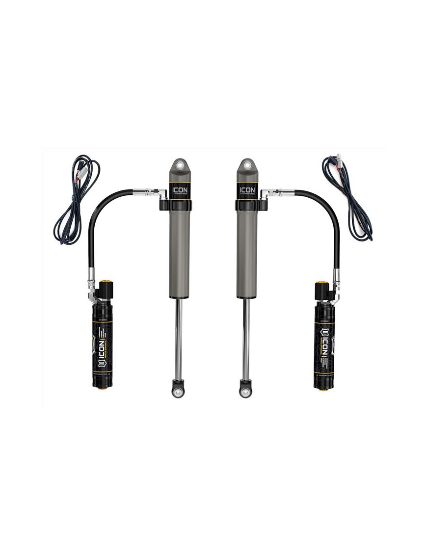 Amortyzatory ICON 2.5 VS z zewnętrznym zbiornikiem i regulacją CDEV 2,5'' (PARA), przód, Jeep Wrangler JL / Gladiator JT