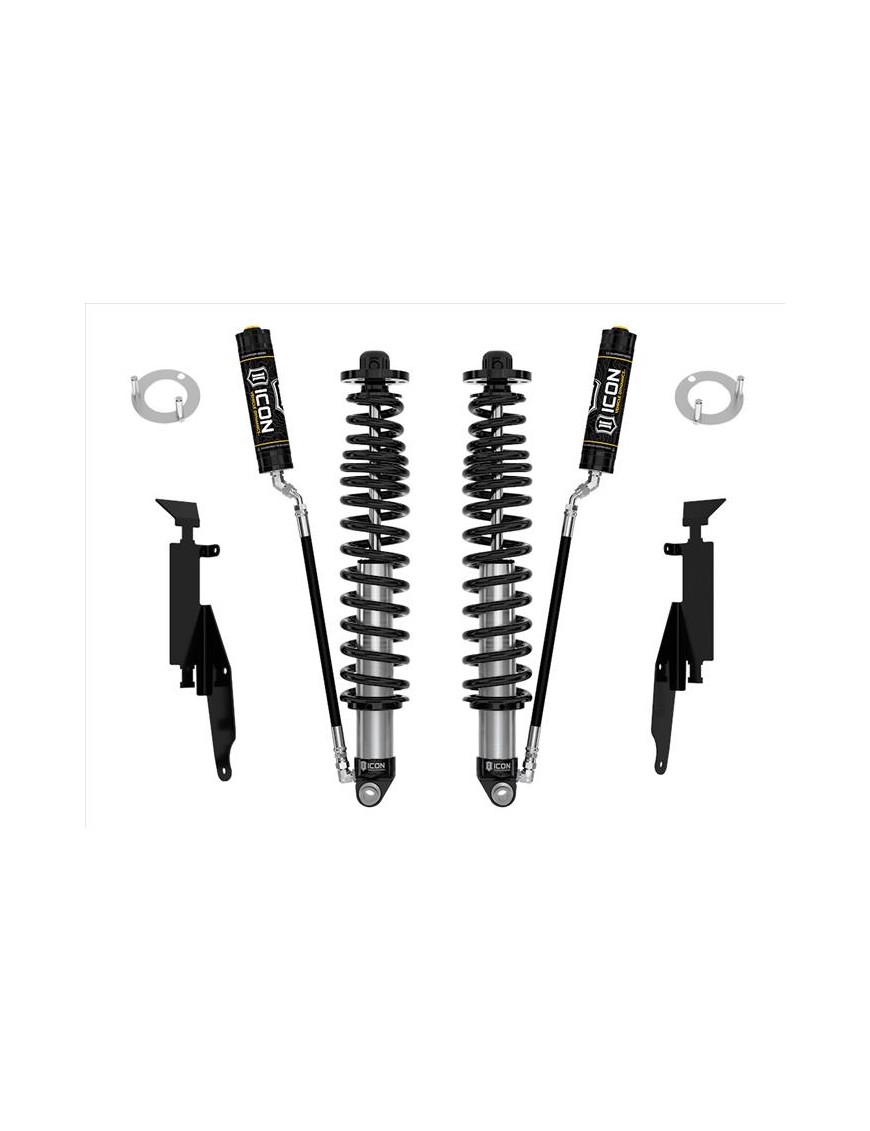 Para Amortyzatorów Coilover ICON 2.5 VS z zewnętrzymi zbiornikami, Lift 1.5-4 Ford Bronco Tył, Sprężyny HD
