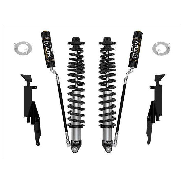 Para Amortyzatorów Coilover ICON 2.5 VS z zewnętrzymi zbiornikami, Lift 1.5-4 Ford Bronco Tył, Sprężyny HD
