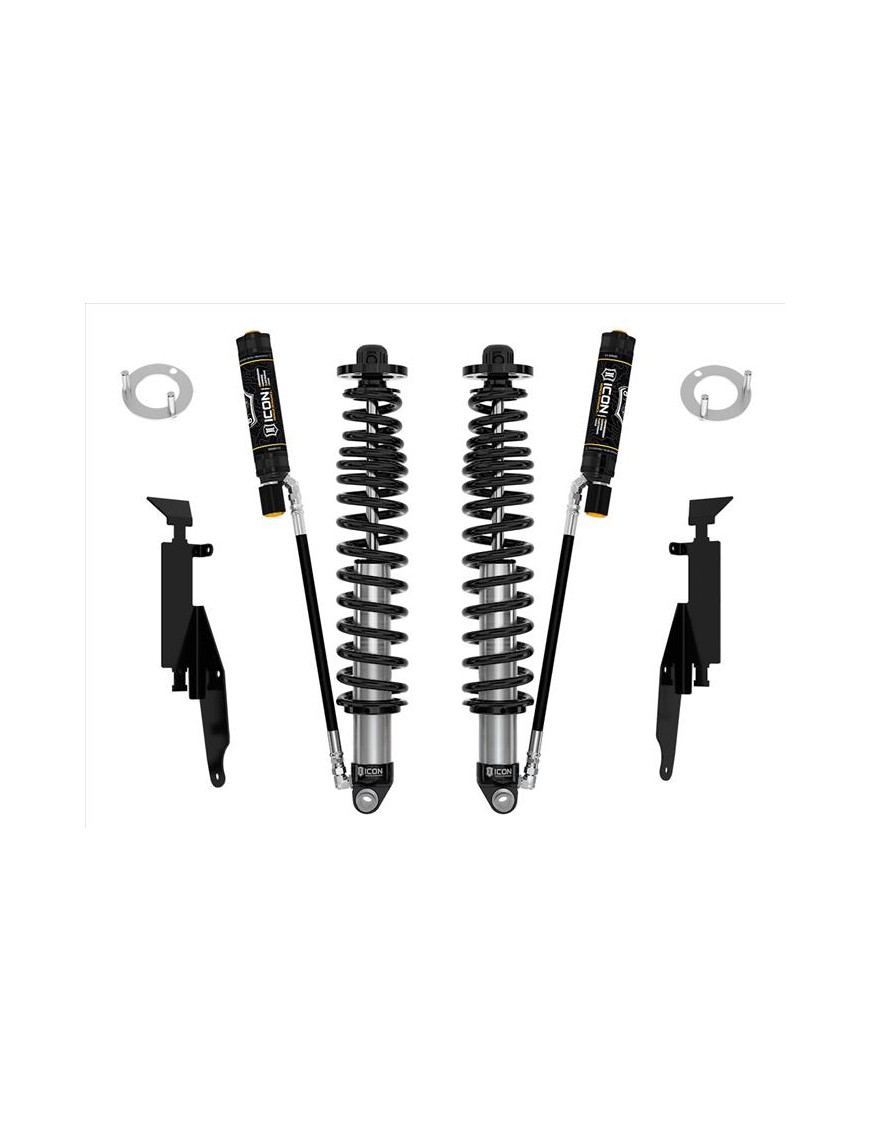 Para Amortyzatorów Coilover ICON 2.5 VS z zewnętrzymi zbiornikami CDEV, Lift 1.25-3 Ford Bronco Tył, , Sprężyny HD