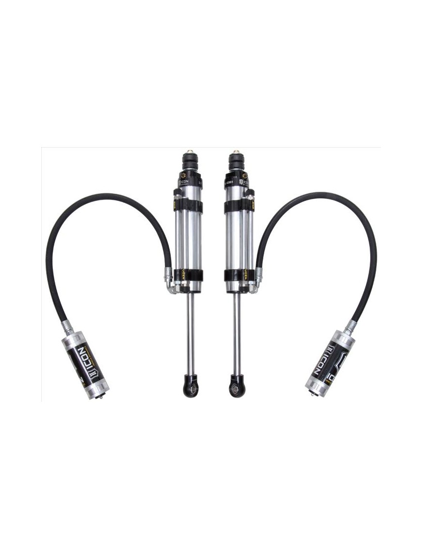 Para Amortyzatorów ICON 2.5 VS Omega Bypass Lift 1-3'' z Zewnętrznymi Zbiornikami FJ Cruiser/2004-2023 4Runner/GX460, Tył