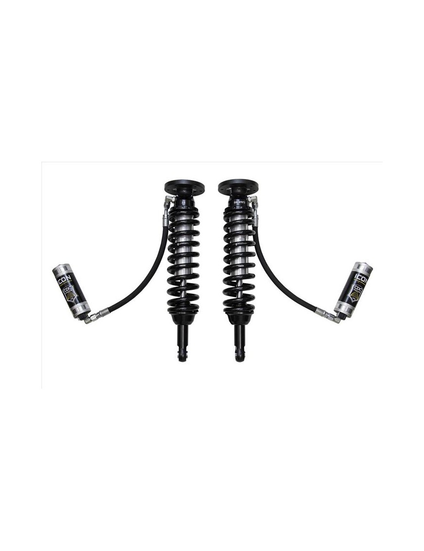 Para Amortyzatorów Coilover ICON 2.5 VS z Zewnętrznymi Zbiornikami CDCV Lift 1.75-2.63'', Ford F150 2WD 2009-2014, Przód