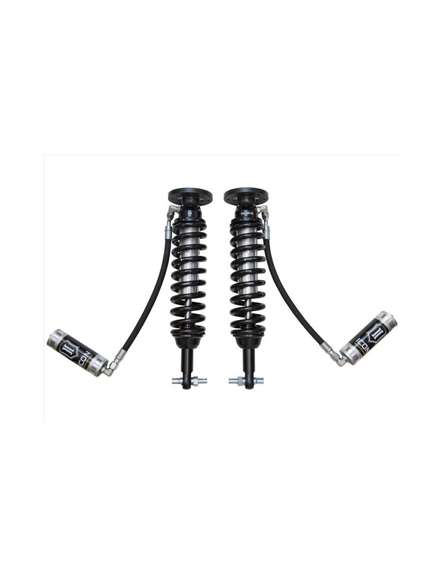 Para Amortyzatorów Coilover ICON 2.5 VS z Zewnętrznymi Zbiornikami Lift 1,75-3'', Ford F150 2WD 2015-2020, Przód