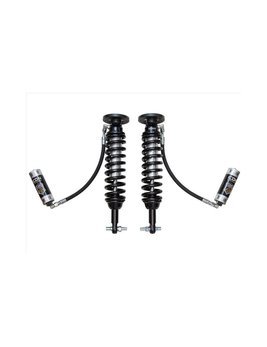 Para Amortyzatorów Coilover ICON 2.5 VS z Zewnętrznymi Zbiornikami CDCV Lift 1,75-3'', Ford F150 2WD 2015-2020, Przód