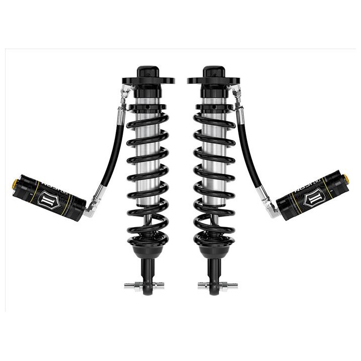 Para Amortyzatorów Coilover ICON 2.5 VS z Zewnętrznymi Zbiornikami Lift 0-2.75'', Ford F150 4WD 2021-2023, Przód
