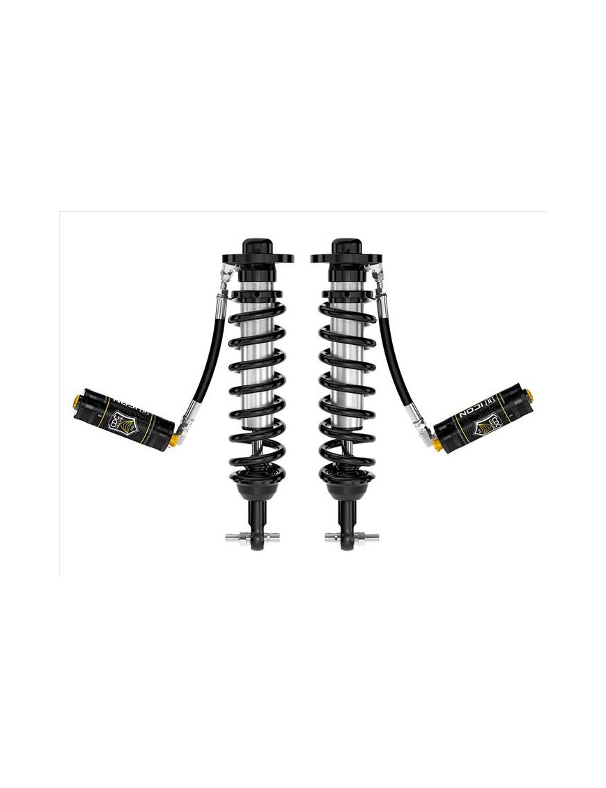 Para Amortyzatorów Coilover ICON 2.5 VS z Zewnętrznymi Zbiornikami CDCV Lift 0-2.75'', Ford F150 4WD 2021-2023, Przód