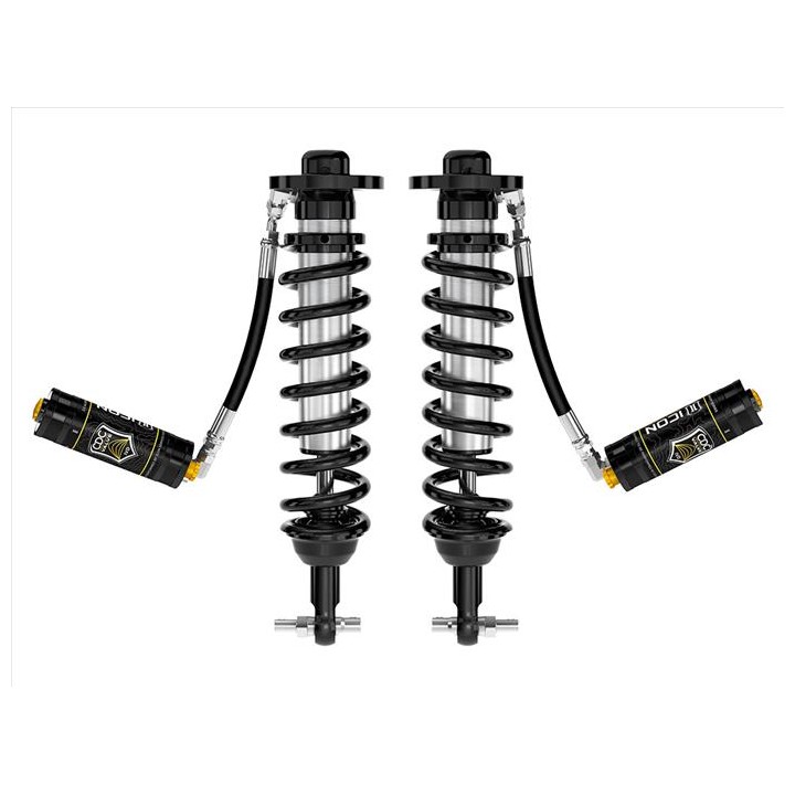 Para Amortyzatorów Coilover ICON 2.5 VS z Zewnętrznymi Zbiornikami CDCV Lift 0-2.75'', Ford F150 4WD 2021-2023, Przód