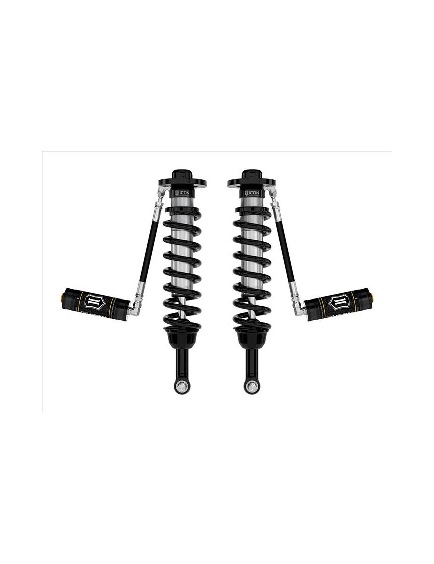 Para Amortyzatorów Coilover ICON 2.5 VS z Zewnętrznymi Zbiornikami 2021-2023 Ford F-150 4WD 3.5-4.5'' Lift (Tremor 2.5-3''