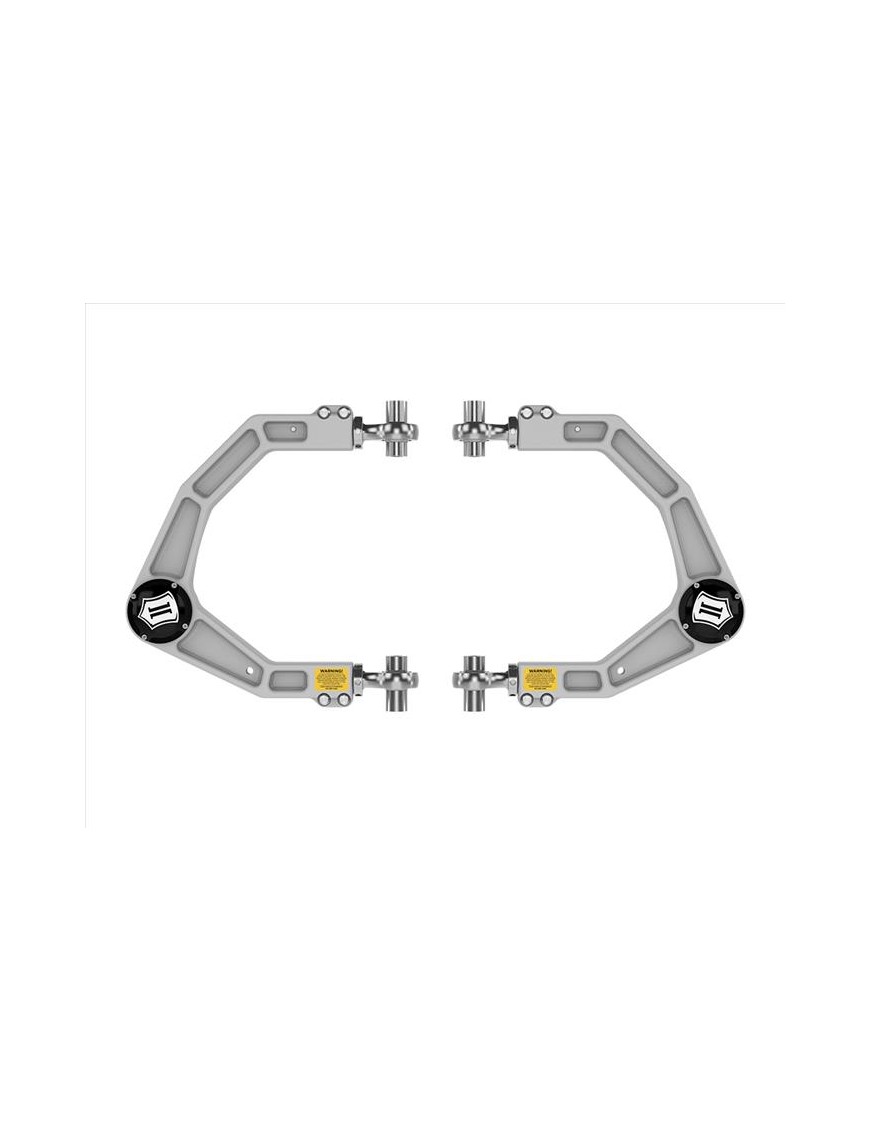 Górne Wahacze ICON Delta Joint Pro z Aluminium Billet Ford F-150 Raptor/Raptor R 2021-2024