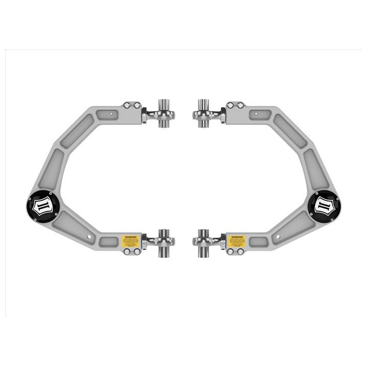 Górne Wahacze ICON Delta Joint Pro z Aluminium Billet Ford F-150 Raptor/Raptor R 2021-2024