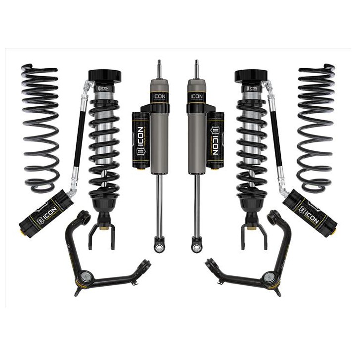 Zestaw Zawieszenia ICON Lift 2-3'' Stage 3, Wahacze Rurowe Ram 1500 2019-2023