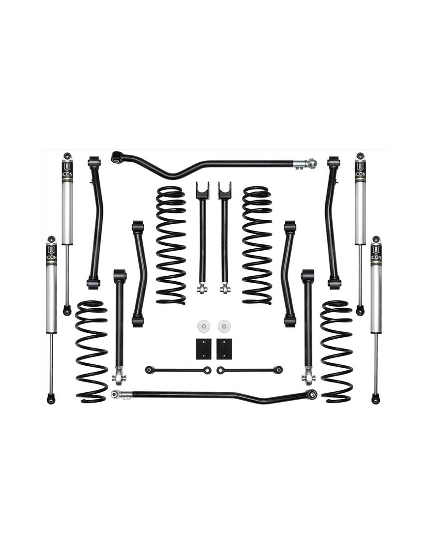 Zestaw Zawieszenia ICON STAGE 4 +2,5'' Jeep Wrangler JL po 2018