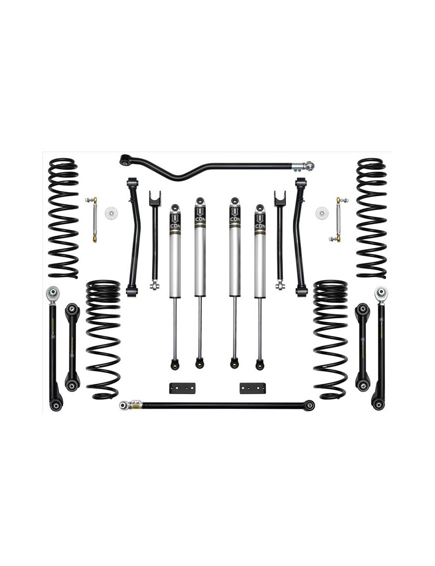 Zestaw zawieszenia ICON +2,5'' STAGE 5 tubular UCA, Jeep Gladiator JT