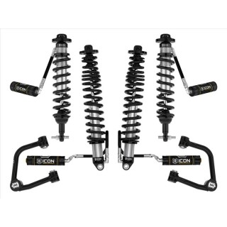 Zestaw Zawieszenia ICON Ford Bronco 3-4'' Lift, Stage 4, Rurowe Wahacze, Sprężyny HD (bez pakietu Sasquatch)