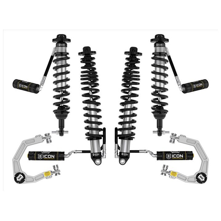 Zestaw Zawieszenia ICON Ford Bronco 3-4'' Lift, Stage 4, Billet, Sprężyny HD (bez pakietu Sasquatch)