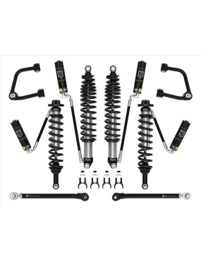 Zestaw Zawieszenia ICON Ford Bronco 3-4'' Lift, Stage 6 CDXS, Rurowe Wahacze (bez pakietu Sasquatch)