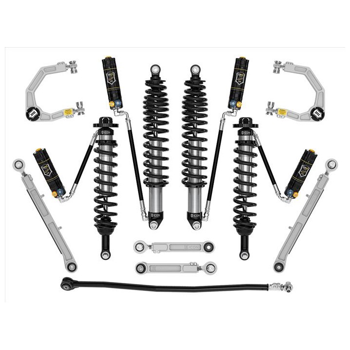 Zestaw Zawieszenia ICON Ford Bronco 3-4'' Lift, Stage 7 CDXS, Billet, Sprężyny HD (bez pakietu Sasquatch)