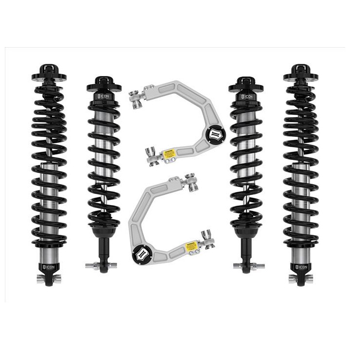 Zestaw Zawieszenia ICON Ford Bronco 2-3'' Lift, Stage 3, Billet, Sprężyny HD (z pakietem Sasquatch)