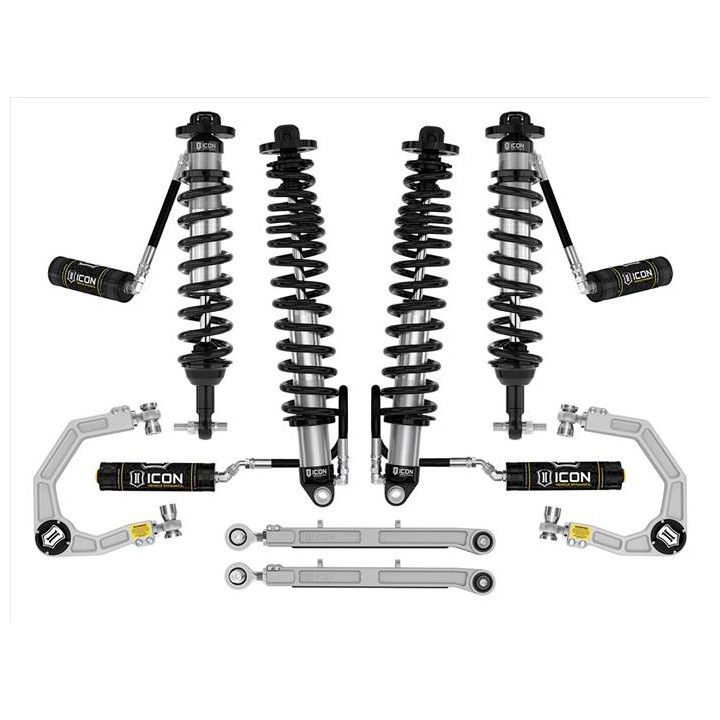 Zestaw Zawieszenia ICON Ford Bronco 2-3'' Lift, Stage 5, Billet, Sprężyny HD (z pakietem Sasquatch)
