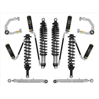 Zestaw Zawieszenia ICON Ford Bronco 2-3'' Lift, Stage 6 CDXS, Billet (z pakietem Sasquatch)
