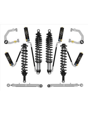 Zestaw Zawieszenia ICON Ford Bronco 2-3'' Lift, Stage 6 CDXS, Billet (z pakietem Sasquatch)
