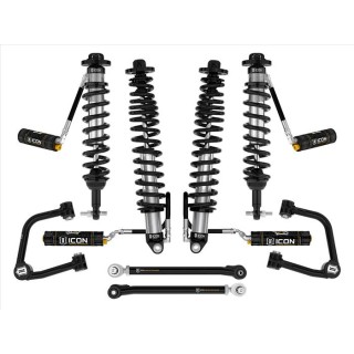 Zestaw Zawieszenia ICON Ford Bronco 2-3'' Lift, Stage 6, Rurowe Wahacze, Sprężyny HD (z pakietem Sasquatch)