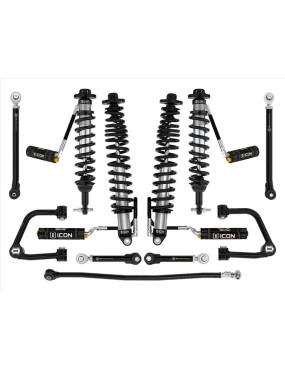 Zestaw Zawieszenia ICON Ford Bronco 2-3'' Lift, Stage 7, Rurowe Wahacze, Sprężyny HD (z pakietem Sasquatch)