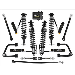 Zestaw Zawieszenia ICON Ford Bronco 2-3'' Lift, Stage 8, Rurowe Wahacze, Sprężyny HD (z pakietem Sasquatch)