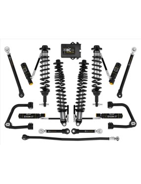 Zestaw Zawieszenia ICON Ford Bronco 2-3'' Lift, Stage 8, Rurowe Wahacze, Sprężyny HD (z pakietem Sasquatch)