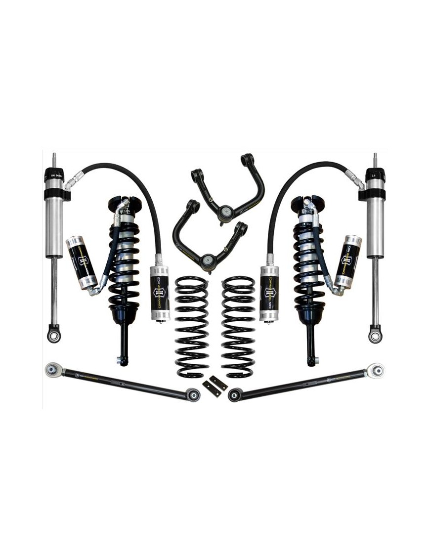 Zestaw Zawieszenia ICON Lift 0-3,5'' Stage 5 Wahacze Rurowe FJ Cruiser/4Runner 2009-2024