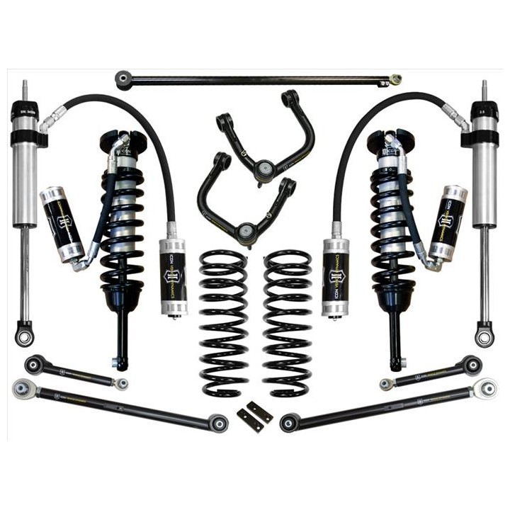 Zestaw Zawieszenia ICON Lift 0-3,5'' Stage 6 Wahacze Rurowe FJ Cruiser/4Runner 2009-2024