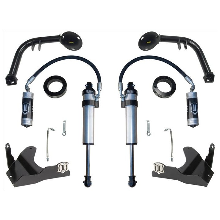 Zestaw Dodatkowych Amortyzatorów ICON S2 Stage 1 2009-2023 4Runner/FJ Cruiser