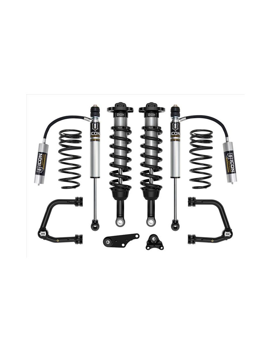 Zestaw Zawieszenia ICON 1.25-3'' Lift, Stage 3 Wahacze Rurowe, Sprężyny Progresywne Toyota Tacoma 2024