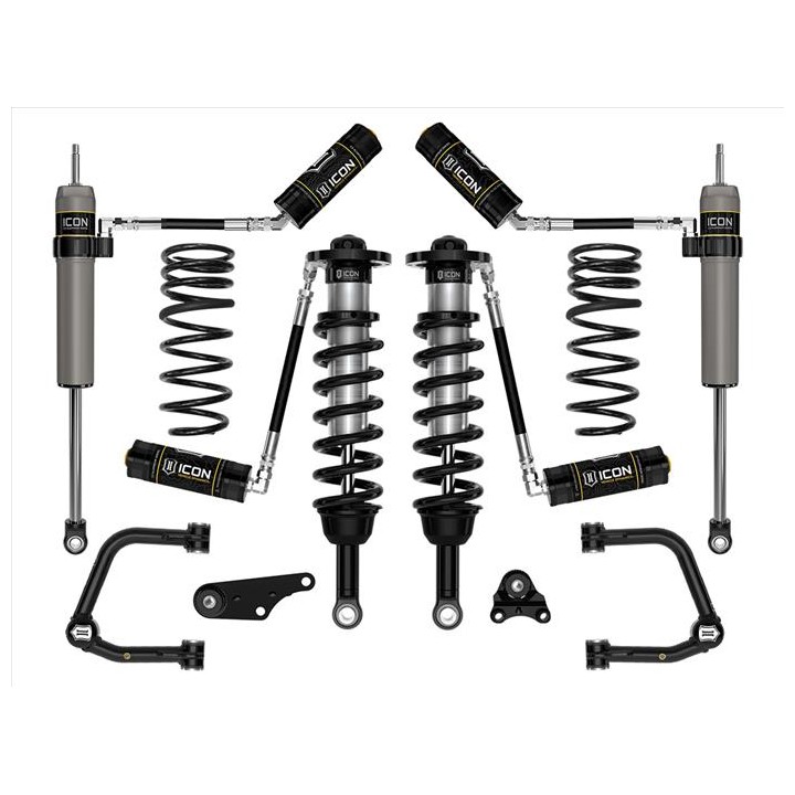 Zestaw Zawieszenia ICON 1.25-3'' Lift, Stage 4 Wahacze Rurowe, Sprężyny Progresywne Toyota Tacoma 2024