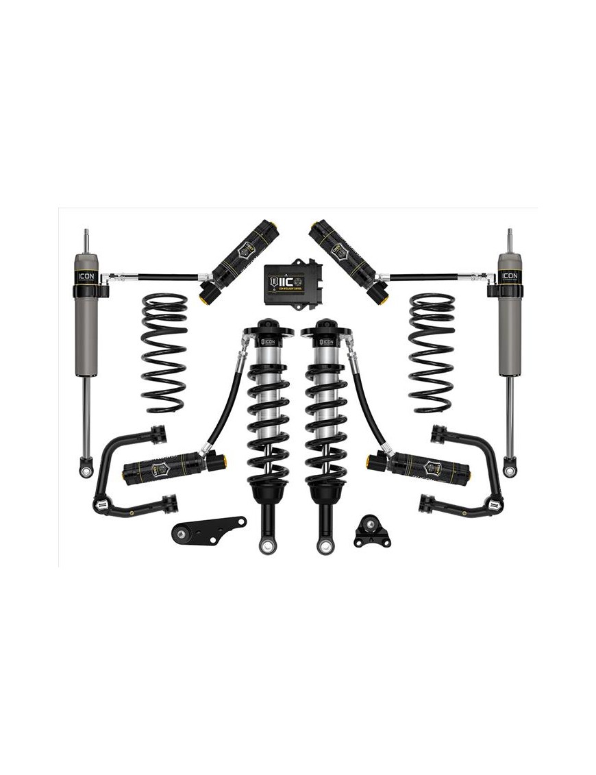 Zestaw Zawieszenia ICON 1.25-3'' Lift, Stage 6 Wahacze Rurowe, Sprężyny Progresywne Toyota Tacoma 2024