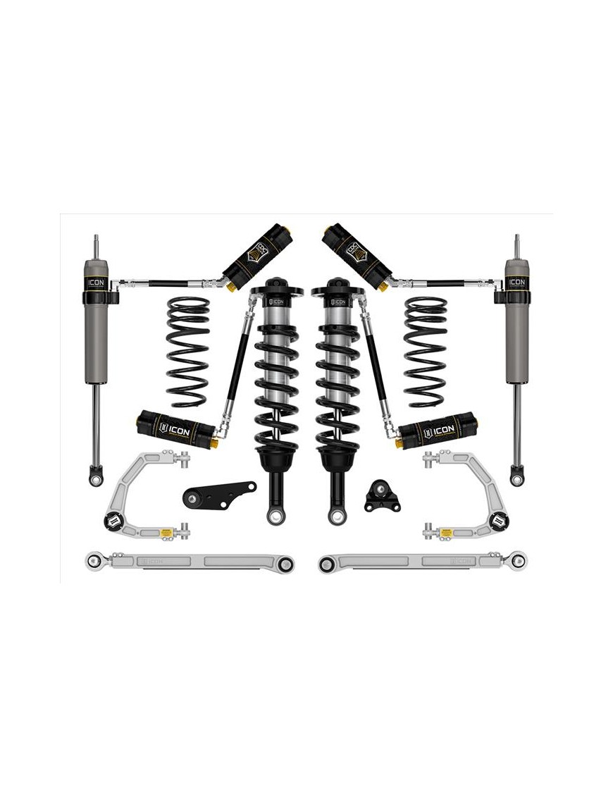 Zestaw Zawieszenia ICON 1.25-3'' Lift, Stage 8 BIllet, Sprężyny Progresywne Toyota Tacoma 2024