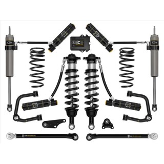Zestaw Zawieszenia ICON 1.25-3'' Lift, Stage 10 Wahacze Rurowe, Sprężyny Progresywne Toyota Tacoma 2024