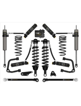 Zestaw Zawieszenia ICON 1.25-3'' Lift, Stage 10 Wahacze Rurowe, Sprężyny Progresywne Toyota Tacoma 2024