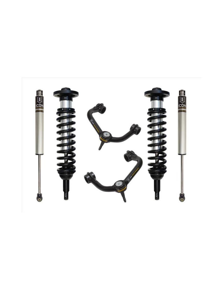 Zestaw Zawieszenia ICON 0-2.63'' Lift, Stage 2, Wahacze Rurowe, F-150 4WD 2009-2014