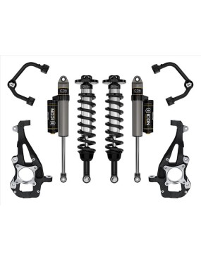 Zestaw Zawieszenia ICON 3,5-4,5'' Lift, Stage 2, Wahacze Rurowe F-150 4WD 2021-2023