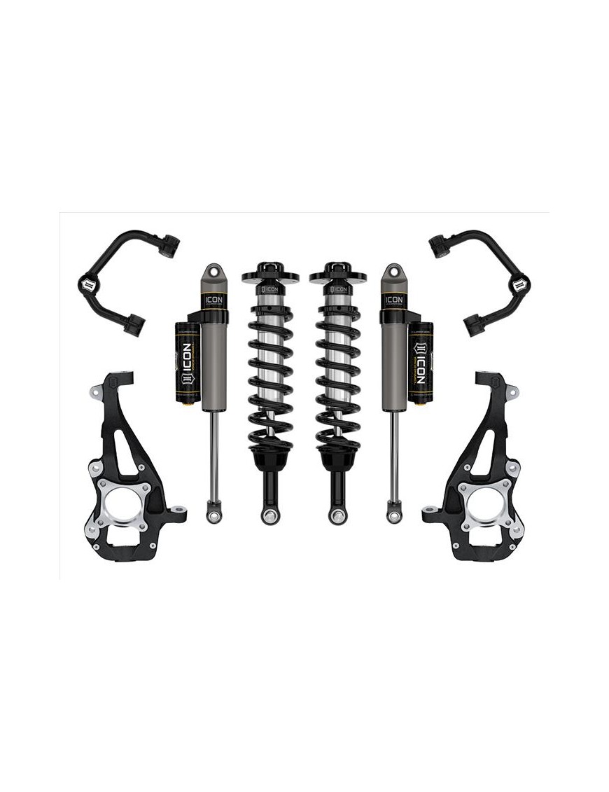 Zestaw Zawieszenia ICON 3,5-4,5'' Lift, Stage 2, Wahacze Rurowe F-150 4WD 2021-2023