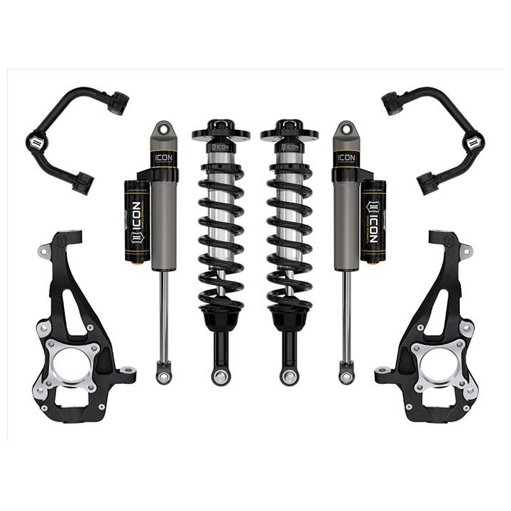 Zestaw Zawieszenia ICON 3,5-4,5'' Lift, Stage 2, Wahacze Rurowe F-150 4WD 2021-2023
