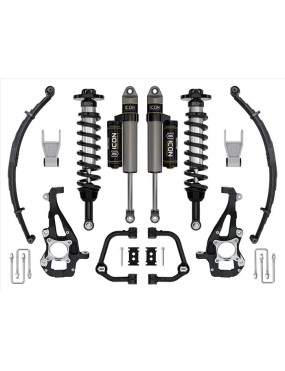 Zestaw Zawieszenia z Resorami ICON 3,5-4,5'' Lift, Stage 2, Wahacze Rurowe F-150 4WD 2021-2023
