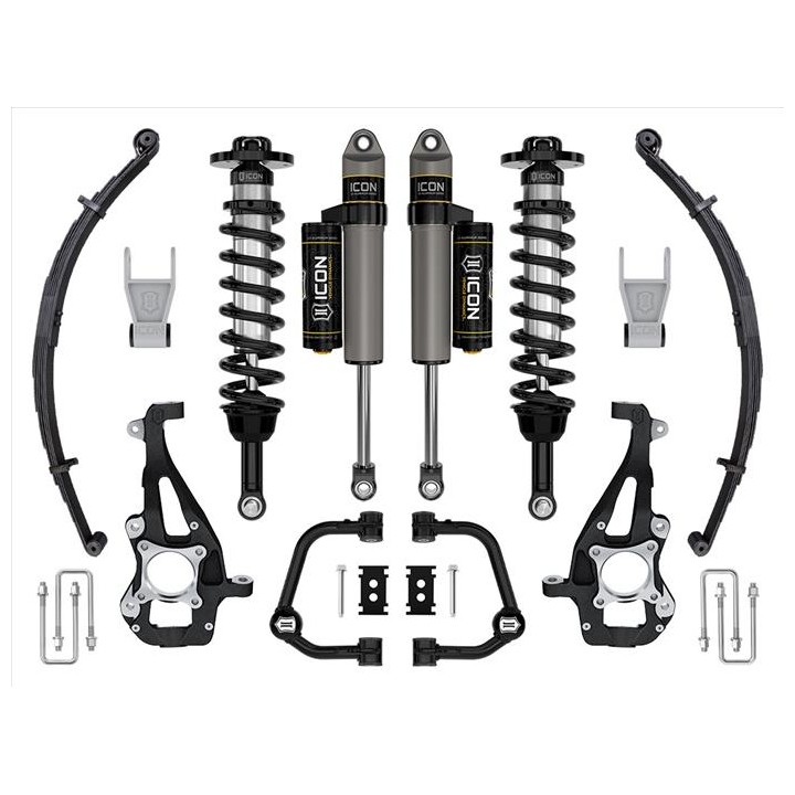 Zestaw Zawieszenia z Resorami ICON 3,5-4,5'' Lift, Stage 2, Wahacze Rurowe F-150 4WD 2021-2023