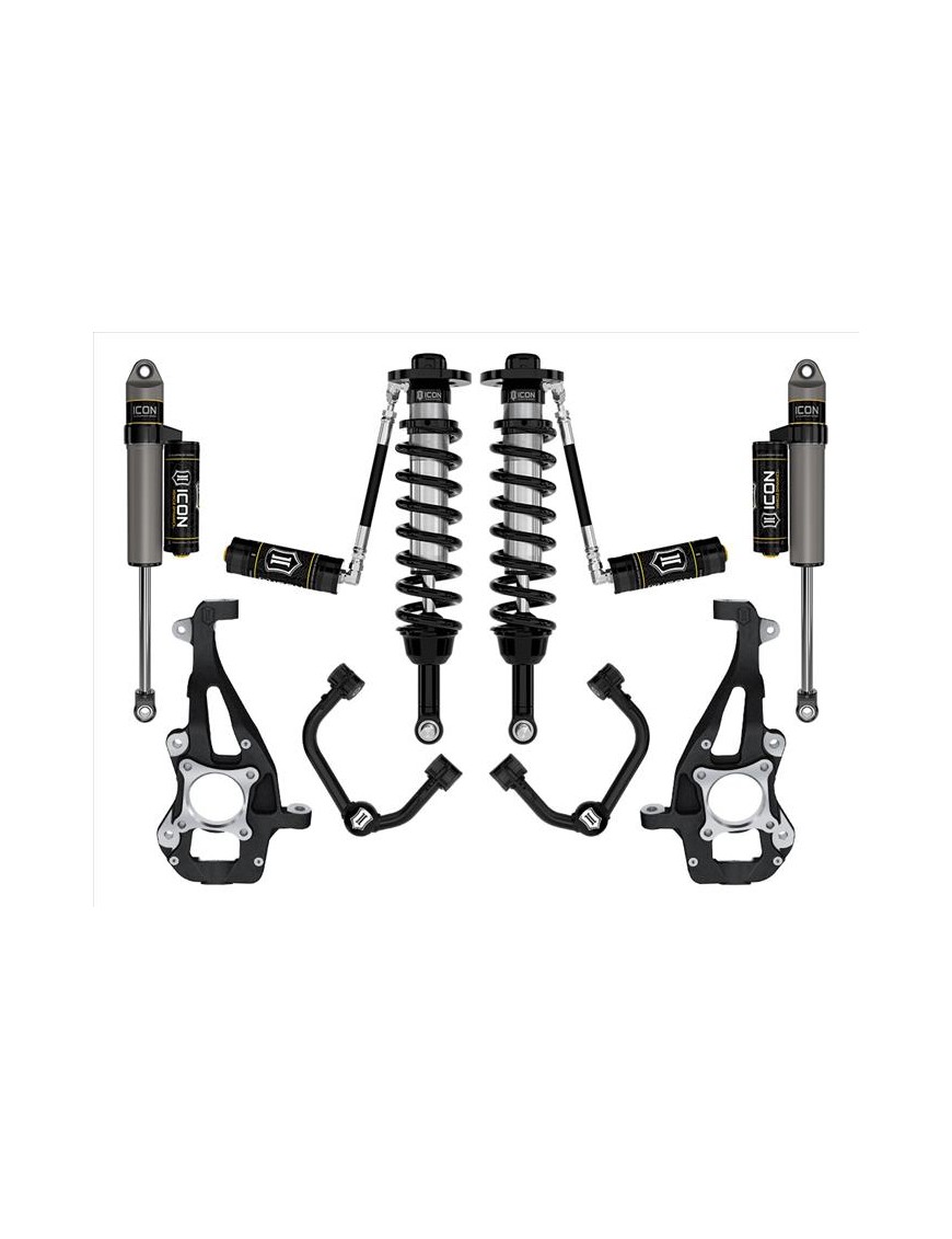 Zestaw Zawieszenia ICON 3,5-4,5'' Lift, Stage 3, Wahacze Rurowe F-150 4WD 2021-2023 Zestaw Zawieszenia ICON 3,5-4,5'' Lift, Stage 3, Wahacze Rurowe F-150 4WD 2021-2023