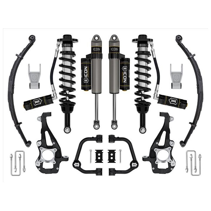 Zestaw Zawieszenia z Resorami ICON 3,5-4,5'' Lift, Stage 3, Wahacze Rurowe F-150 4WD 2021-2023