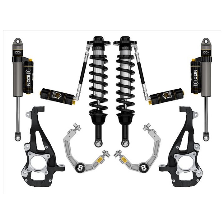 Zestaw Zawieszenia ICON 3,5-4,5'' Lift, Stage 4, Billet F-150 4WD 2021-2023