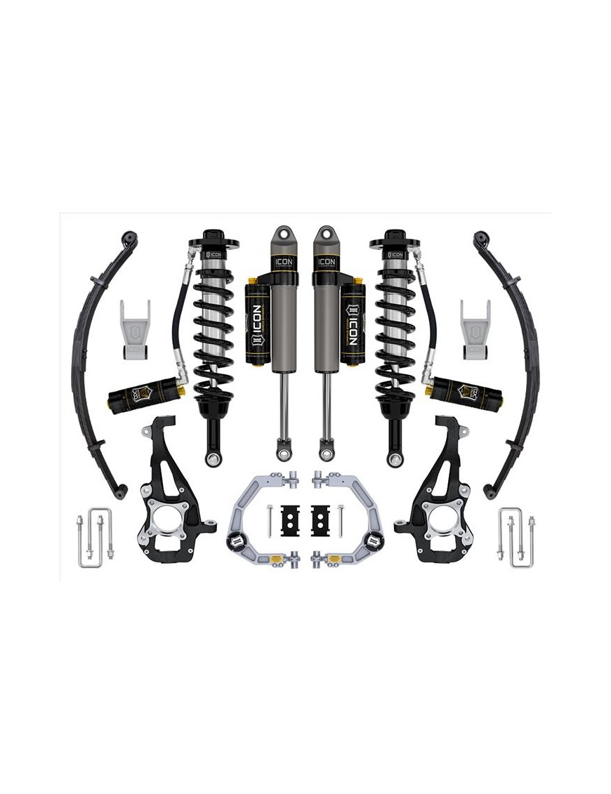 Zestaw Zawieszenia z Resorami ICON 3,5-4,5'' Lift, Stage 4, Billet F-150 4WD 2021-2023